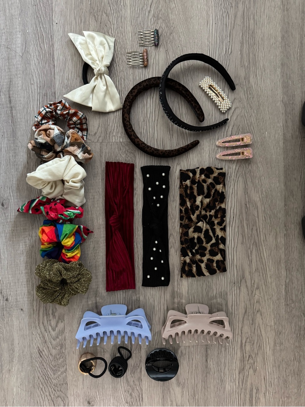 Big hair accessories bundle